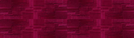 Abstract magenta pink colored stone concrete cement ceramic mosaic tile mirror, tiles wall or floor...