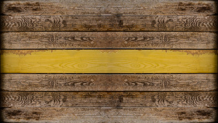 Old brown rustic dark grunge wooden timber wall or floor or table texture - wood background bannerの写真素材