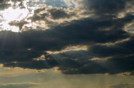 clouds over the sky