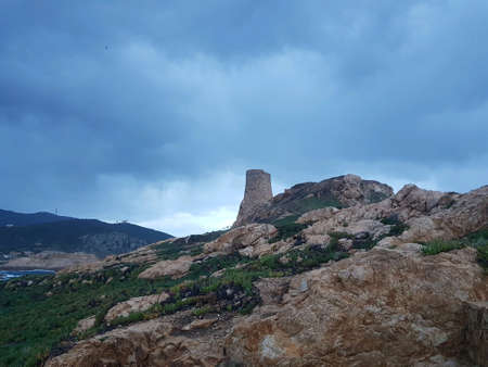The famous historical monument in Corsicaの素材