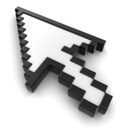Cursor  clipping path included の写真素材