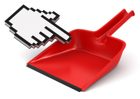 dustpan and Cursor の写真素材