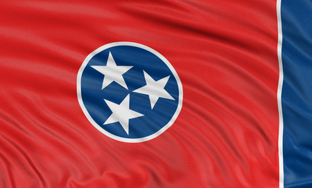3D Tennessee Flagの写真素材