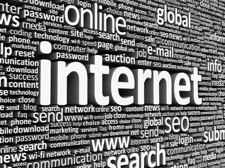 internet backgroundの写真素材