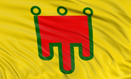 3D Auvergne Flagの写真素材