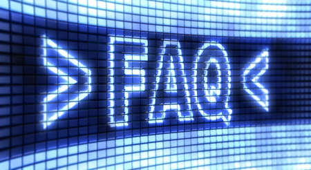 Panel FAQの写真素材