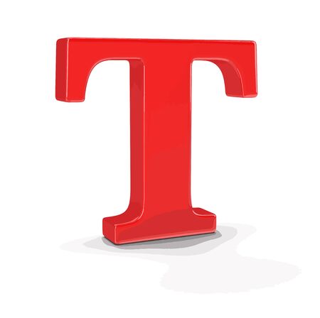 letter tのイラスト素材