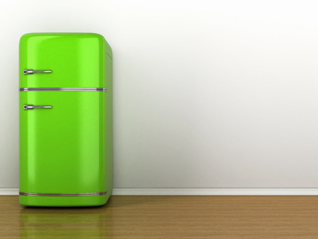 Image of Retro refrigeratorの写真素材