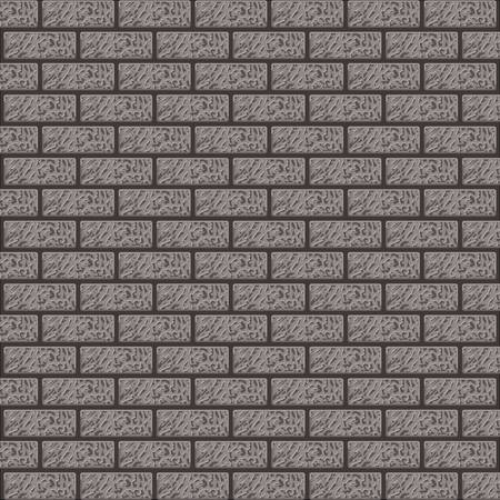gray brick wallのイラスト素材