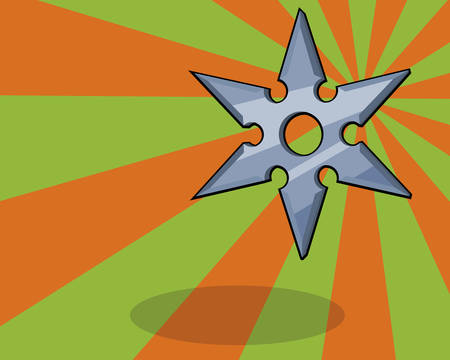 Shuriken icon.のイラスト素材