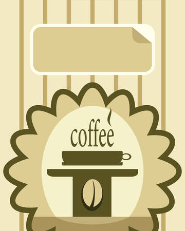 Coffee card concept.のイラスト素材