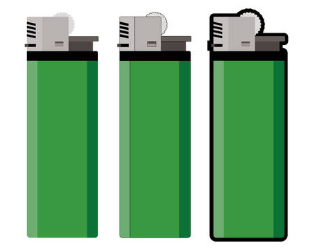Green lighters icon.のイラスト素材