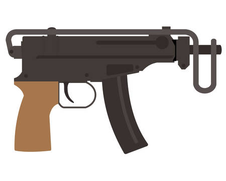 Automatic pistolのイラスト素材