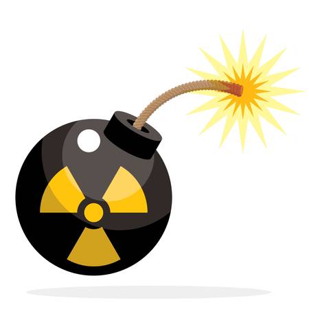 Nuclear bomb activated.のイラスト素材