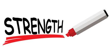 Stencil with the word STRENCH on a white backgroundのイラスト素材