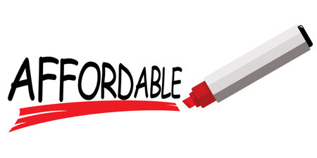 Illustration of a red marker with the wordAFROADABLEのイラスト素材