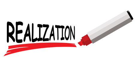 illustration of a red marker with the word relaxation written in itのイラスト素材