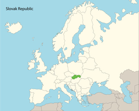 Highly detailed political map of the European Union. Vector illustration.のイラスト素材