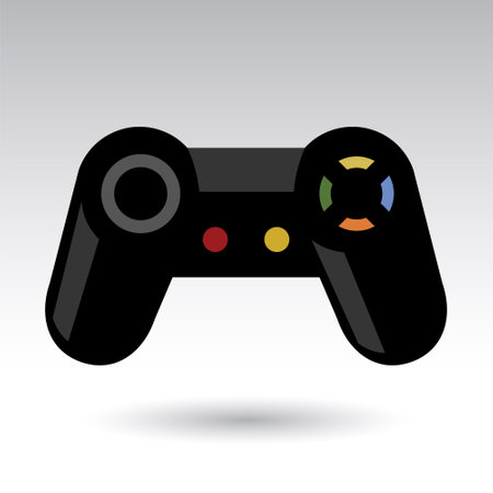 Joystick icon. Vector illustration eps 10. Gamepad symbol.
