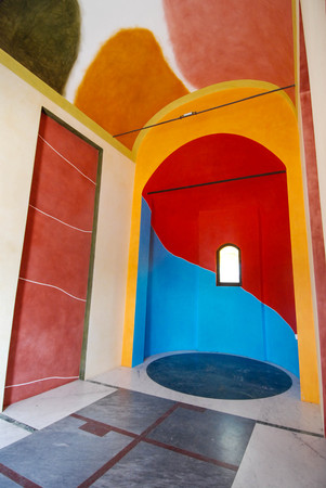 Chapel of SS. Our Lady of Grace in La Morra, CN Italyの写真素材