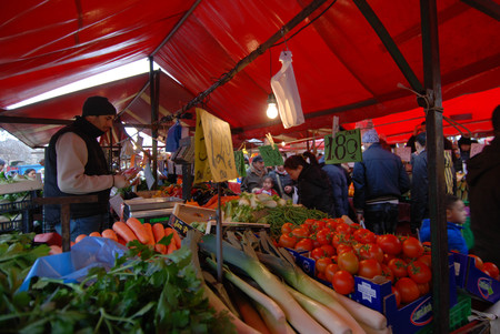 Open-air market at Porta Palazzo, Turin - Piedmont - May 2015のeditorial素材