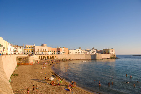 Seaside of Gallipoli, Apulia - Italyの写真素材
