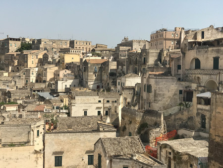 The old side of the town of Matera, Basilicata - Italyの写真素材