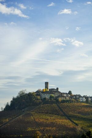 View of Castiglion Falletto, Piedmont - Italy