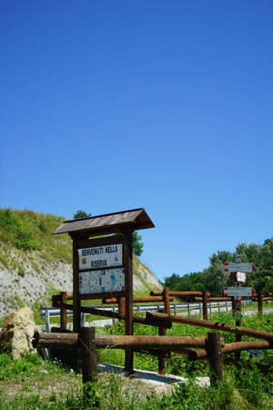 The nature reserve of the sources of Belbo near Camerana, Piedmont - Italy