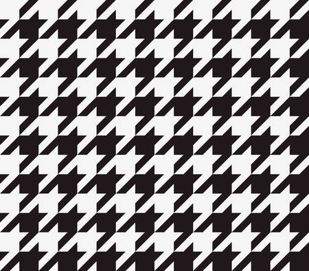 Seamless houndstooth pattern background with black and whiteのイラスト素材