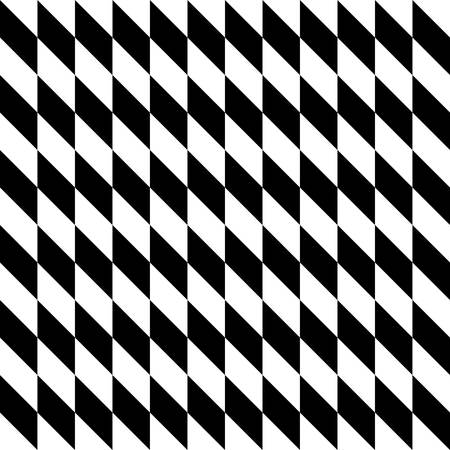 geometric rhombus pattern background with black and white