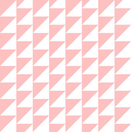 Triangle pattern background with pink.Vector seamless pattern. Modern stylish textureのイラスト素材