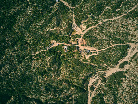 Desert aerial photography raining season hike. High quality photo