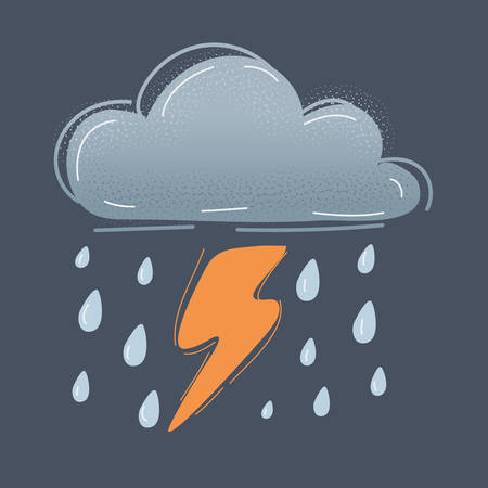Cloud icon on white.