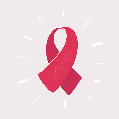 Vector illustration of pink. Fight Breast cancer concept on white background.