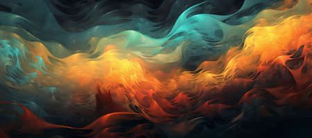 abstract fire background, computer generated, fractal abstract background,の素材