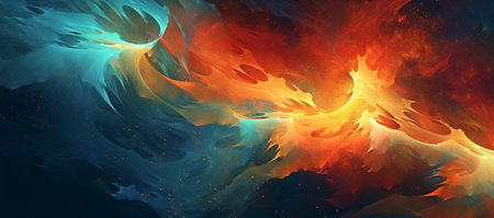 abstract fractal. Fractal art background for creative design. Decoration for wallpaper, desktop, poster, cover booklet. Print for clothes, t-shirt. creative illustration for designの素材