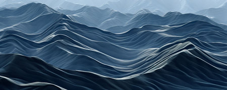 3d illustration of abstract wavy background. computer generated graphics.の素材