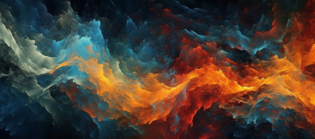 abstract fractal. Fractal art background for creative design. Decoration for wallpaper, desktop, poster, cover booklet. Print for clothes, t-shirt. creative illustration for designの素材