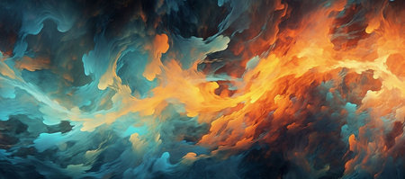 abstract fractal background. Design element for brochure, advertisements, presentation, web and other graphic designer works. digital collage.の素材