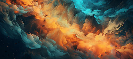 3d abstract background. Design element for flyer, brochure, web, advertisements, and other graphic designer works. digital collage.の素材