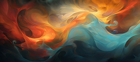 abstract color background, creative design, computer generated illustration, fractalの素材