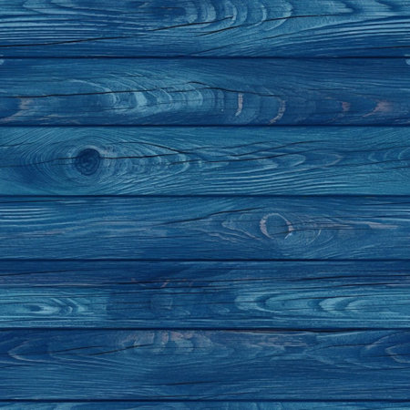 Wooden plank background. blue wood texture. wooden wall.の素材