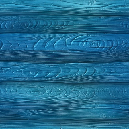 abstract background of blue paint on a wooden wall, close upの素材