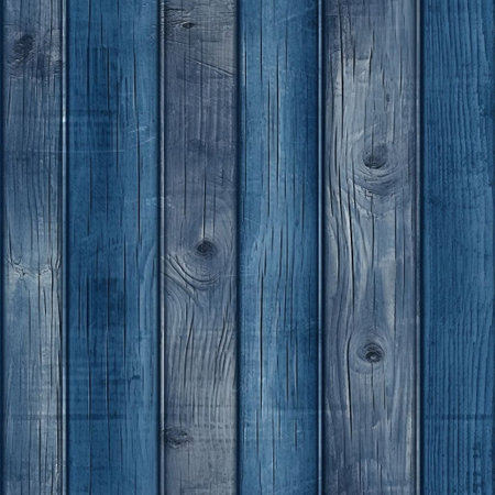 Blue wood background texture with vertical planks. wood wall pattern.の素材