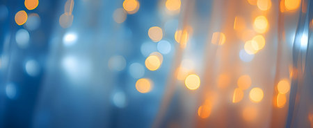 Abstract bokeh background. Festive defocused background.の素材