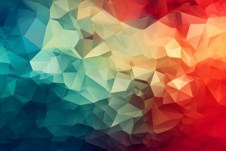 Abstract multicolor polygonal background. vector illustration.の素材