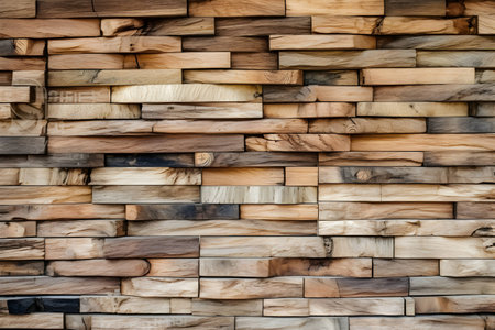 Wooden texture background with natural pattern for interior or exterior design.の素材