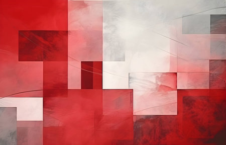 Flag of Malta in abstract grunge style. Can be used as backgroundの素材