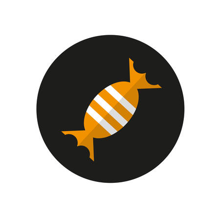 Halloween. Flat design candy icon.のイラスト素材